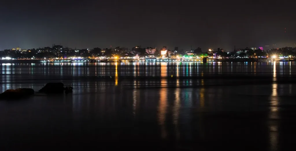 Guwahati City Night Skyline